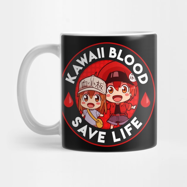 Kawaii Blood Cells by gamergeek